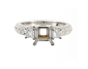 engagement_ring_setting_with_princess_cut_side_stones