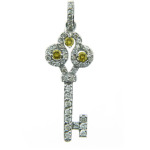 Diamond key pendant.                                        